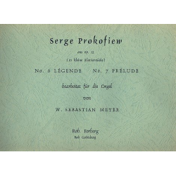Legende und Prélude aus op.12 : - Sergei Prokofieff