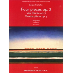 4 Stücke op.3 : - Sergei Prokofieff