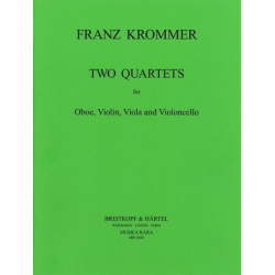 2 Quartets : for Oboe, violin, viola - Franz Krommer