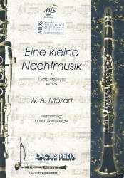 Eine kleine Nachtmusik KV 525, 3. Satz: Menuetto, Klar.-Quartett, Part./Stimmen - Wolfgang Amadeus Mozart / Arr. Johann Spiessberger