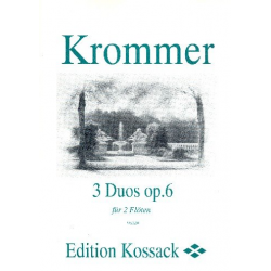 3 Duette op.6 : für 2 Flöten - Franz Krommer