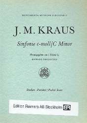 Sinfonie c-Moll für Orchester (Studienpartitur) - Joseph Martin Kraus