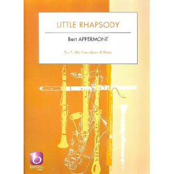 Little Rhapsody : for alto saxophone and piano - Bert Appermont