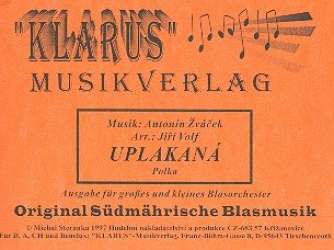 Uplakana für Blasorchester - Antonin Zvacék