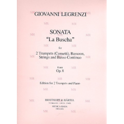 Sonata La Buscha op.8 : for 2 trumpets - Giovanni Legrenzi