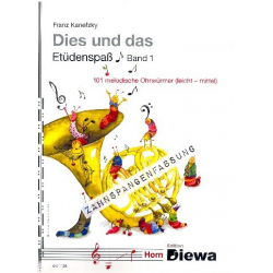 Dies und das - Etüdenspaß Band 1 (Zahnspangenfassung) für Horn in F - Franz Kanefzky