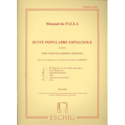 Suite populaire espagnole : - Manuel de Falla