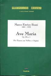 Ave Maria op.50,1 : per tenore con violino e - Marco Enrico Bossi