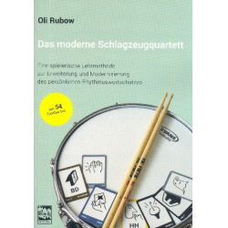 Das moderne Schlagzeugquartett - mit 54 Spielkarten - Oli Rubow