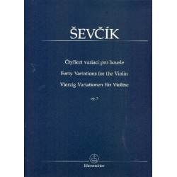 40 Variationen op.3 : - Otakar Sevcik