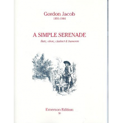 A simple Serenade : for flute, - Gordon Jacob