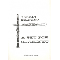 A Set for Clarinet : - Donald Martino