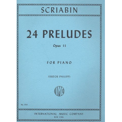 24 Preludes op.11 : for piano - Alexander Skrjabin / Scriabin