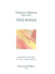 2 Songs for voice, clarinet and piano - Johannes Brahms / Arr. Chris Allen