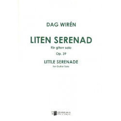 Little Serenade op.39 : for guitar - Dag Wirén