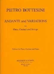 Andante and Variations : for flute - Pietro Bottesini