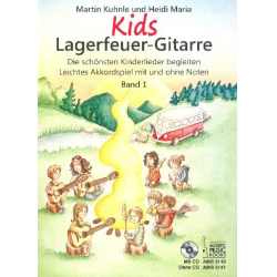Kids Lagerfeuer-Gitarre. Ohne CD