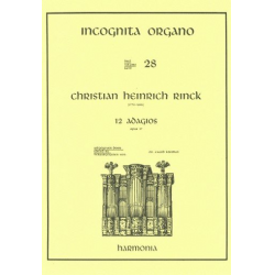 12 Adagios op.57 : für - Johann Christian Heinrich Rinck