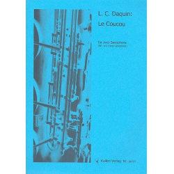 Le coucou : für 2 Saxophone (AT) - Louis Claude Daquin
