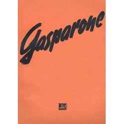 Gasparone : Klavierauszug (dt) - Carl Millöcker