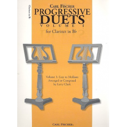 Progressive Duets vol.1 : for clarinet - Larry Clark