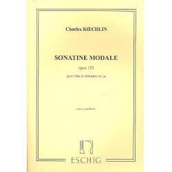 Sonatine modale op.155 : pour - Charles Louis Eugene Koechlin