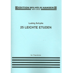 25 leichte Etüden op.160 : für Klavier - Ludvig Theodor Schytte