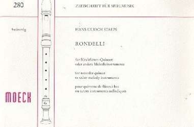 Rondelli : für 5 Blockflöten - Hans Ulrich Staeps