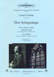 3 Sologesänge : für Gesang und Orgel - Louis Victor Jules Vierne