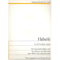 Fantaisie : für Sopranblockflöte solo -Anton Heberle