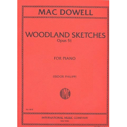 Woodland Sketches op.51 : for piano - Edward Alexander MacDowell
