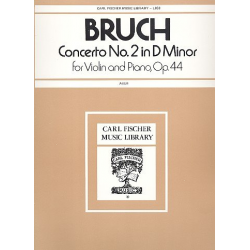 Concerto in d Minor no.2 op.44 for Violin and Orchestra : - Max Bruch