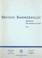 Monologi op. 45 : for cello solo - Öistein Sommerfeldt
