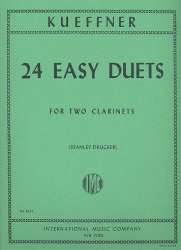 24 easy Duets : for 2 clarinets - Joseph Küffner
