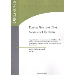 Sonate a-Moll für Klavier -Daniel Gottlob Türk
