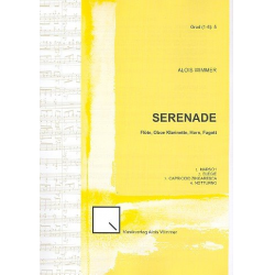 Serenade : für Flöte, Oboe, Klarinette, -Alois Wimmer
