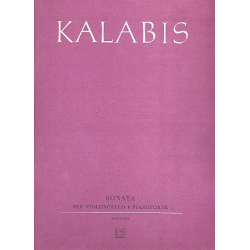 Sonate op. 29 : für Violoncello - Victor Kalabis