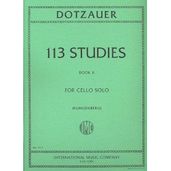 113 Studies vol.2 : for - Justus Johann Friedrich Dotzauer
