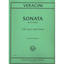 Sonata d minor : for cello and - Antonio Veracini