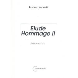 Etude Hommage 2 : für Marimba - Eckhard Kopetzki