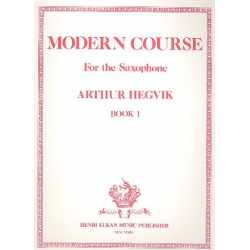 Modern Course for the saxophone vol.1 - Arthur Hegvik