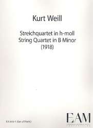 Streichquartett h-Moll - Kurt Weill