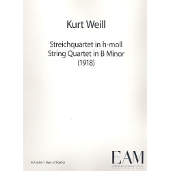 Streichquartett h-Moll - Kurt Weill