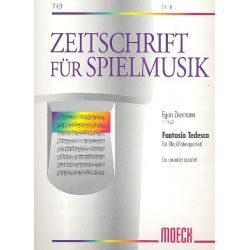 Fantasia tedesca : für 4 Blockflöten - Egon Ziesmann
