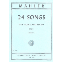 24 Songs vol.4 : for high voice and - Gustav Mahler