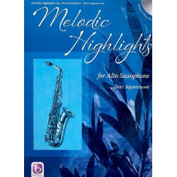 Melodic Highlights (+CD) : for alto saxophone - Bert Appermont