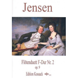 Duett F-Dur op.9 Nr.2 : für 2 Flöten - Niels Peter Jensen