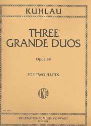 3 grande duos op.39 : for 2 flutes - Friedrich Daniel Rudolph Kuhlau