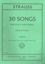 30 Songs : for medium voice and - Richard Strauss