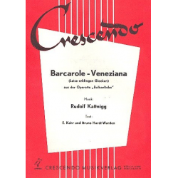 Barcarole-Veneziana aus - Rudolf Kattnigg